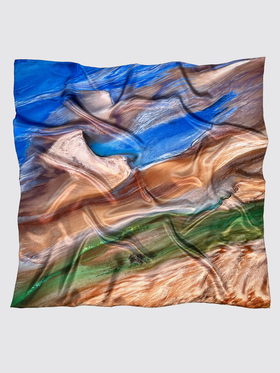 Eighty Mile Beach 100% Silk Scarf – Australian Design