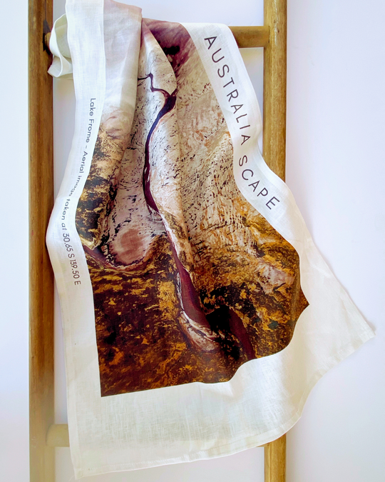 Lake Frome (tributary) tea towel