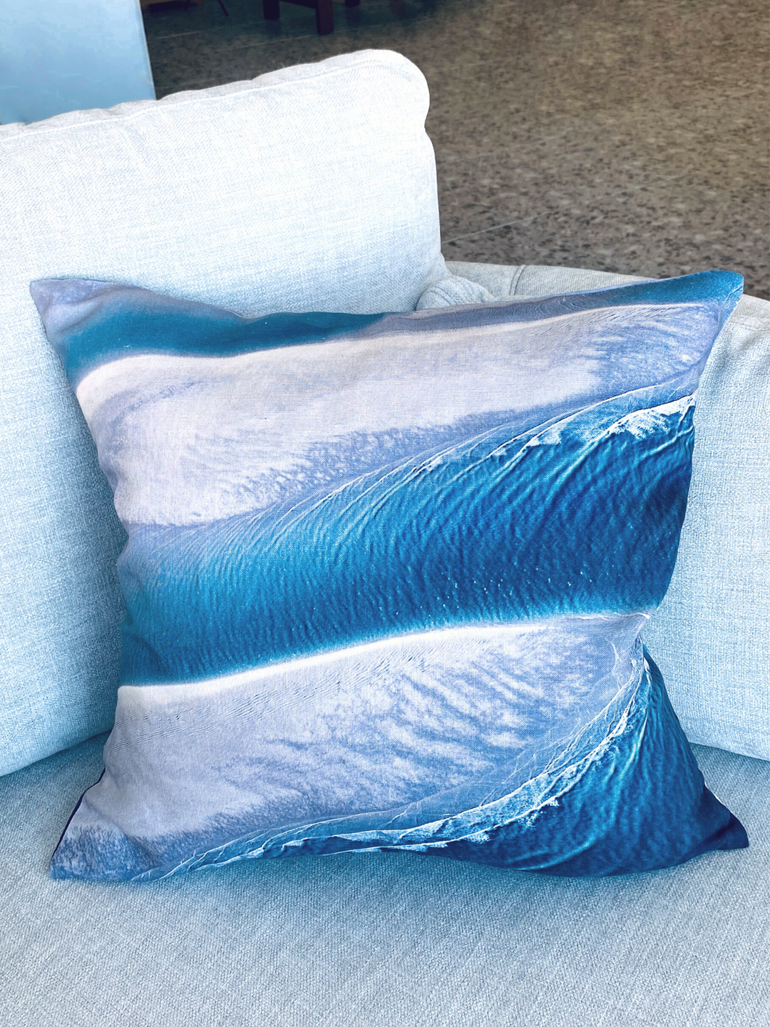 Broome (sandbank) cushion cover