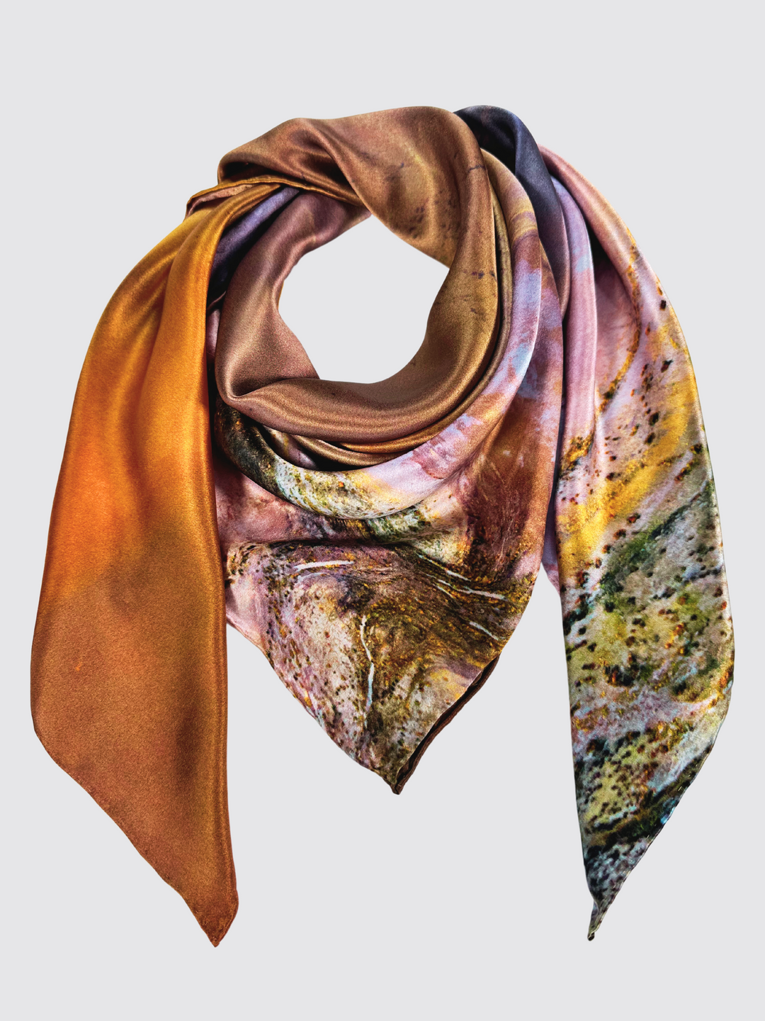 Lake Eyre 100% Silk Scarf – Australian Design