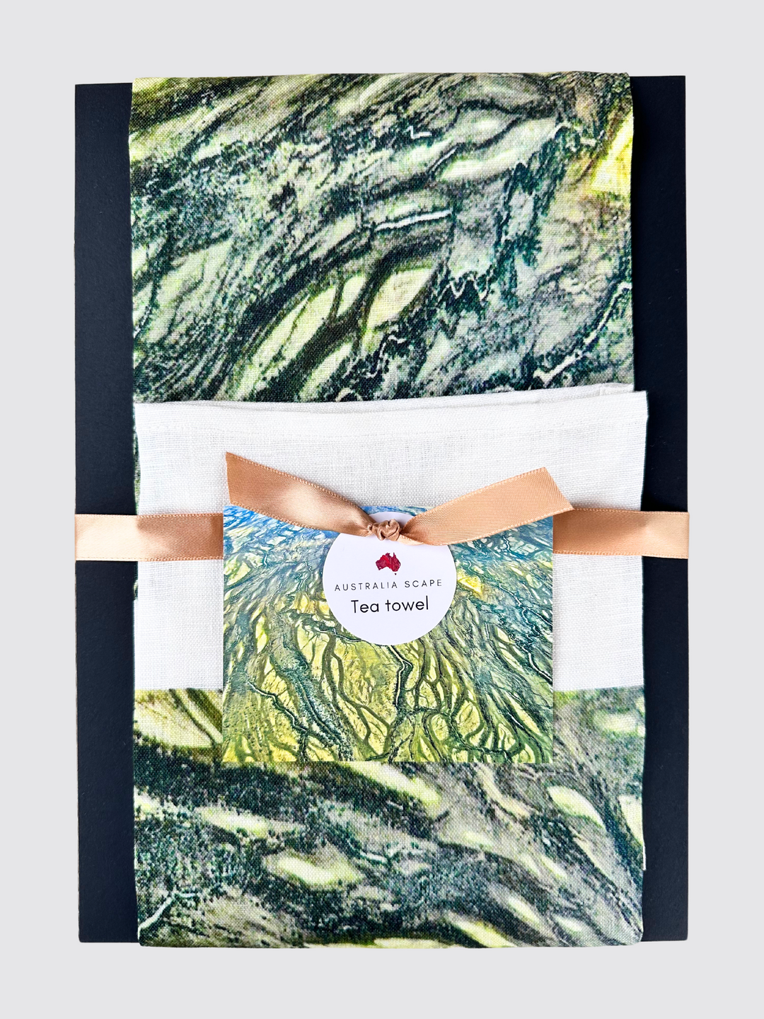 Diamantina River tea towel