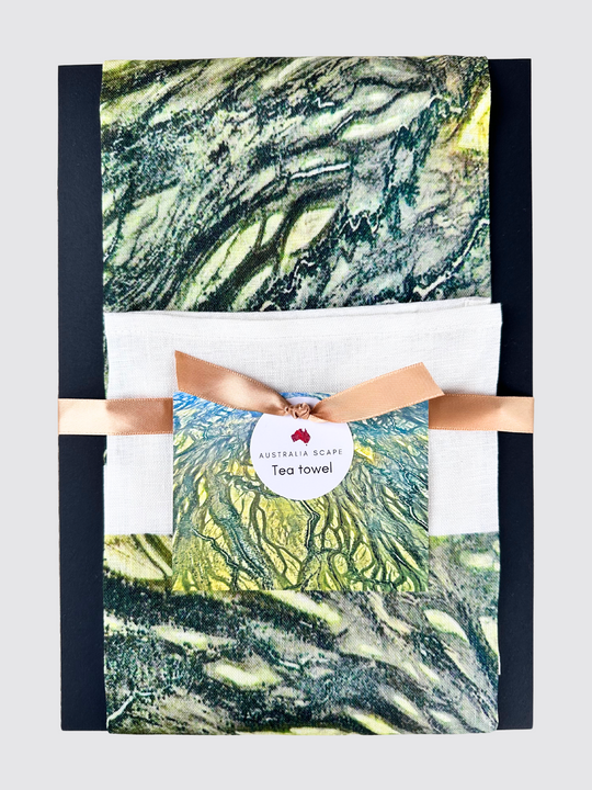 Diamantina River tea towel