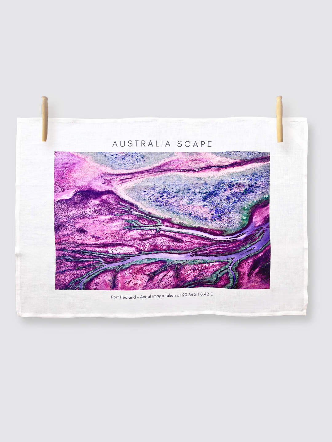 Port Hedland (estuary) tea towel.