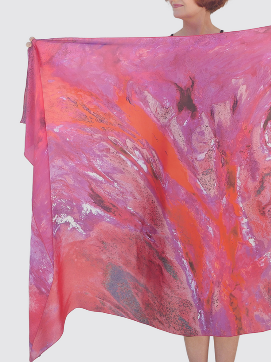 Karratha 100% Silk Scarf – Australian Design