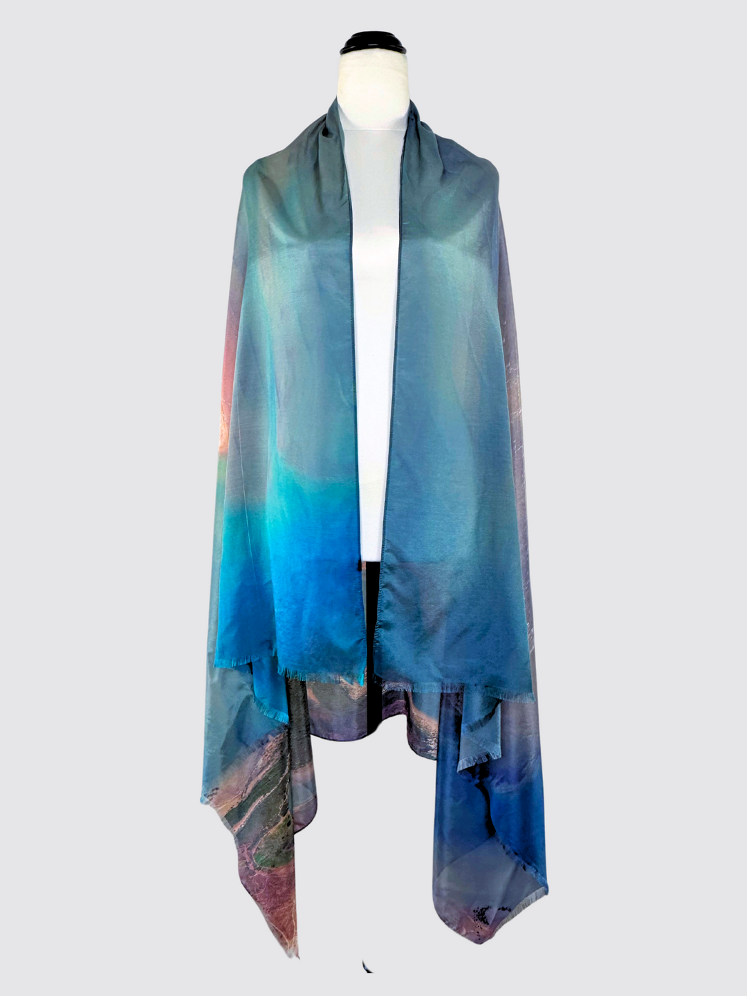Port Hedland Basin Cotton Silk Scarf – Australian Design