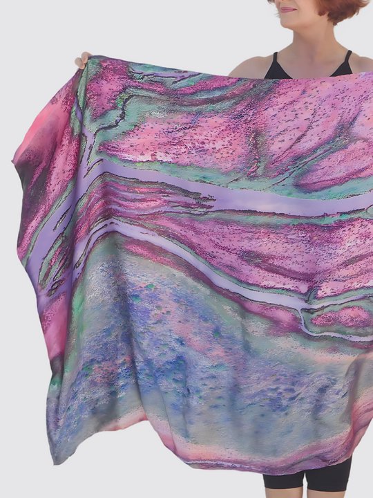 Port Hedland 100% Silk Scarf – Australian Design