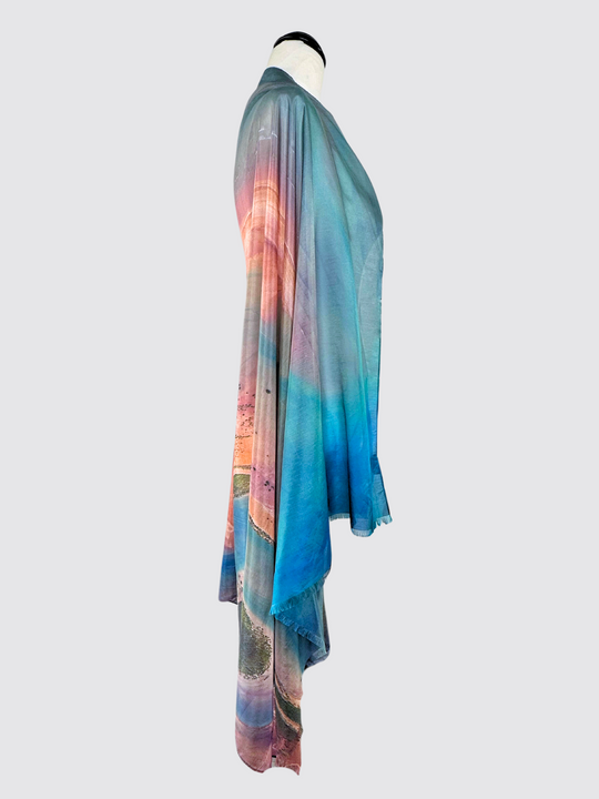 Port Hedland Basin Cotton Silk Scarf – Australian Design