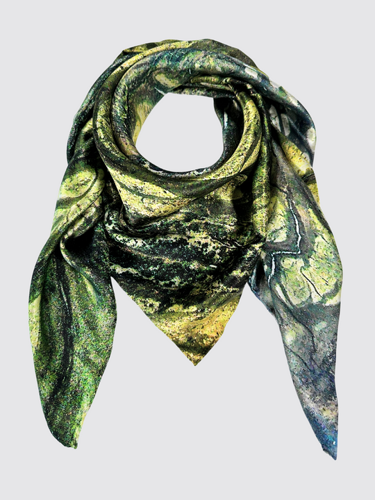 Diamantina River 100% Silk Scarf – Australian Design