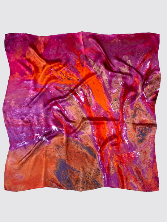 Karratha 100% Silk Scarf – Australian Design