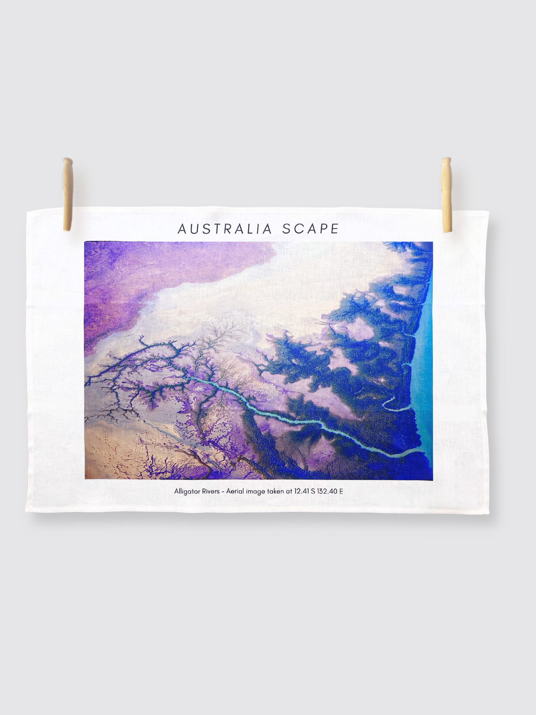 Alligator Rivers tea towel