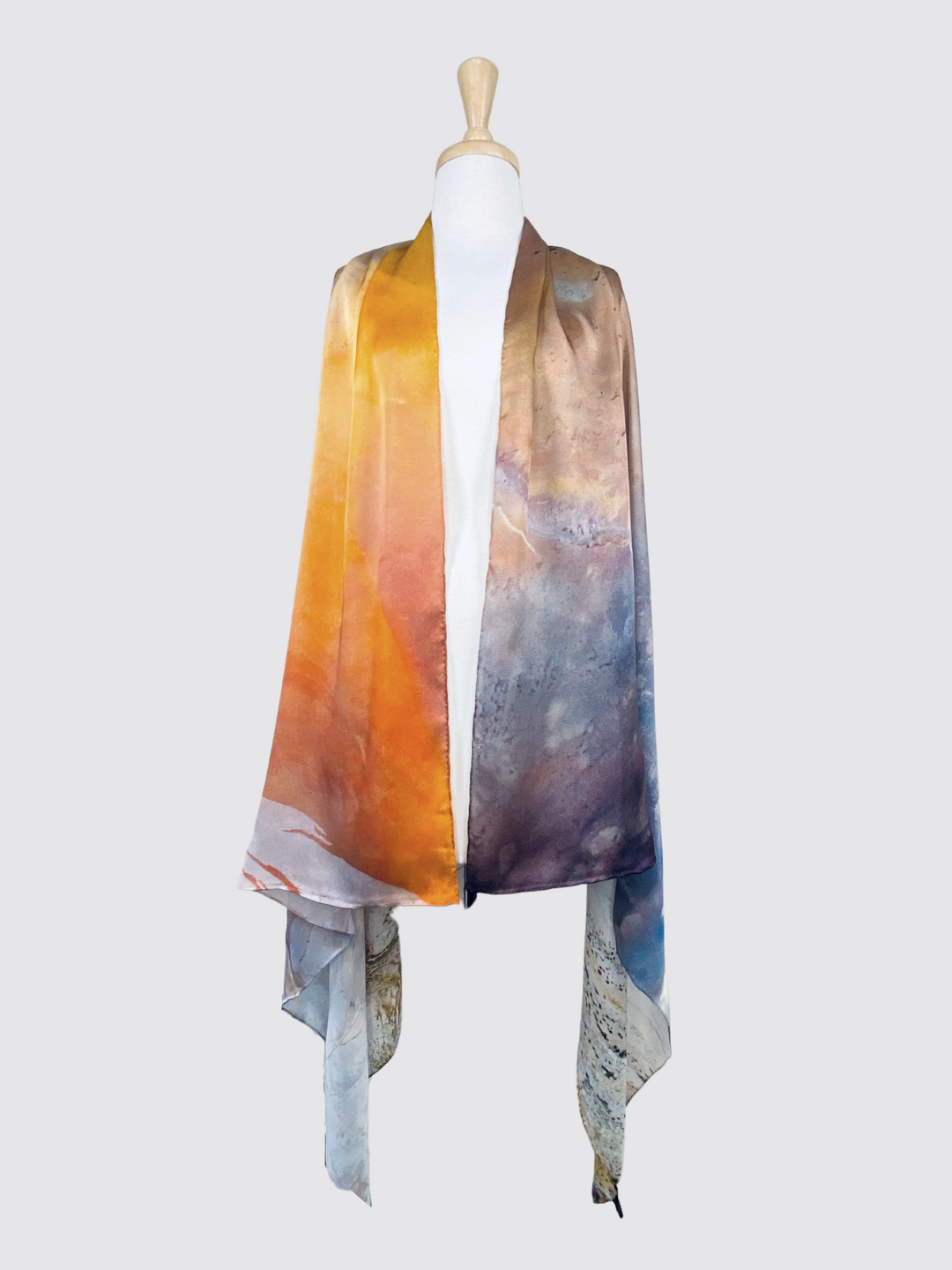 Lake Eyre 100% Silk Scarf – Australian Design