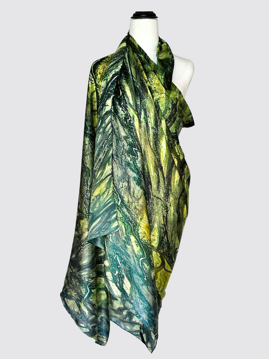 Diamantina River 100% Silk Scarf – Australian Design