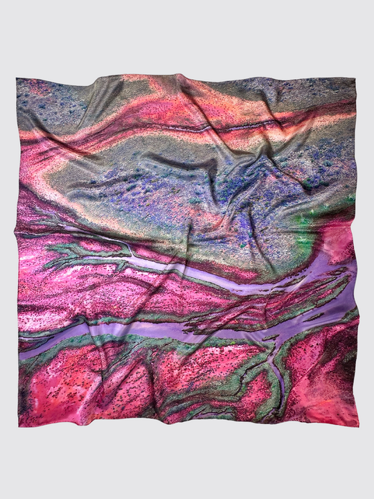 Port Hedland 100% Silk Scarf – Australian Design