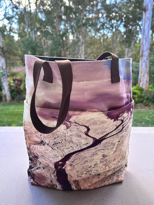 Lake Frome (tributary) tote bag