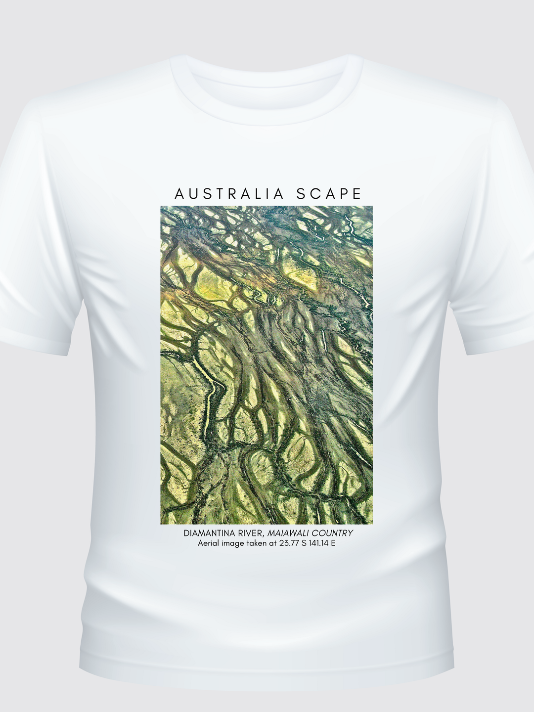 Diamantina River 100% Cotton T-shirt – Made in Australia