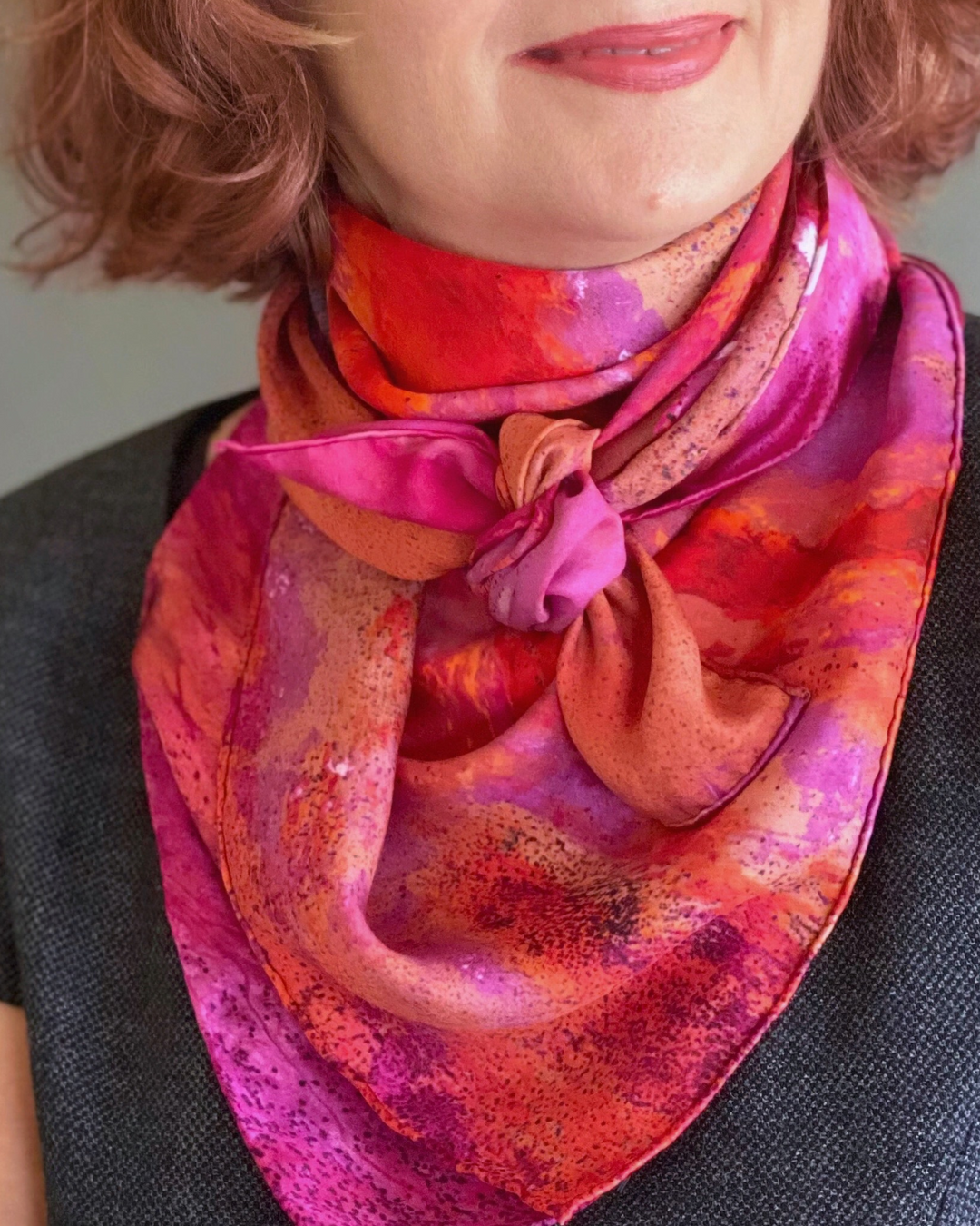 Karratha Western Australia silk scarf