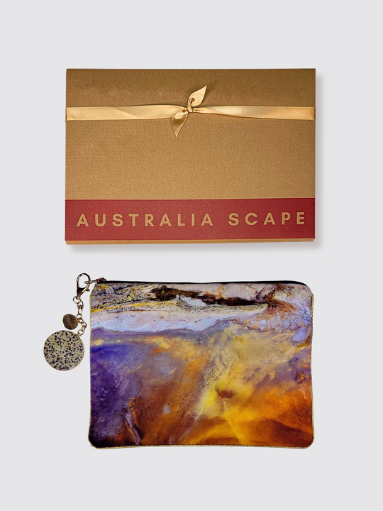 Lake Eyre clutch bag