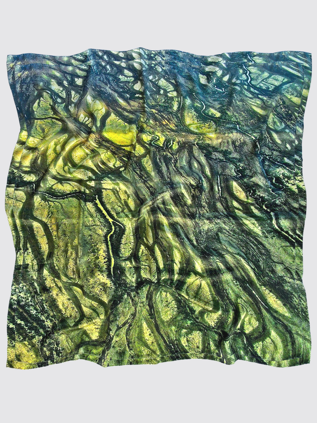 Diamantina River Queensland silk scarf