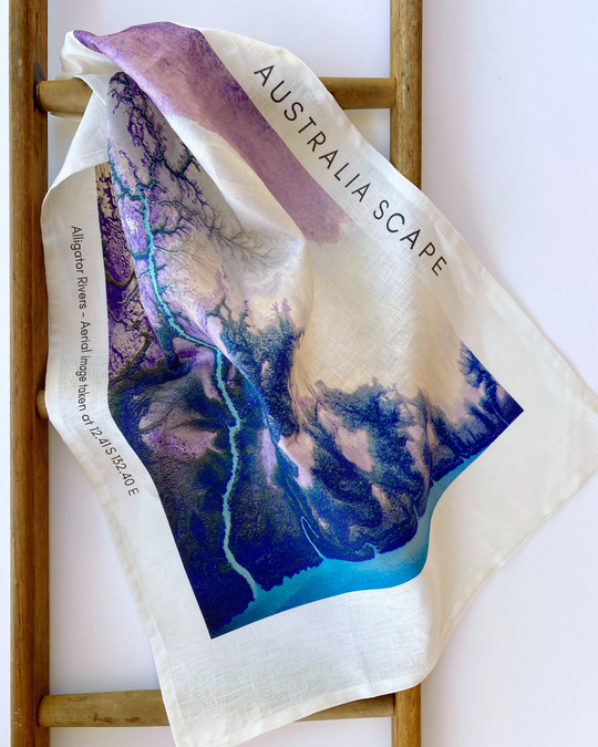 Alligator Rivers tea towel