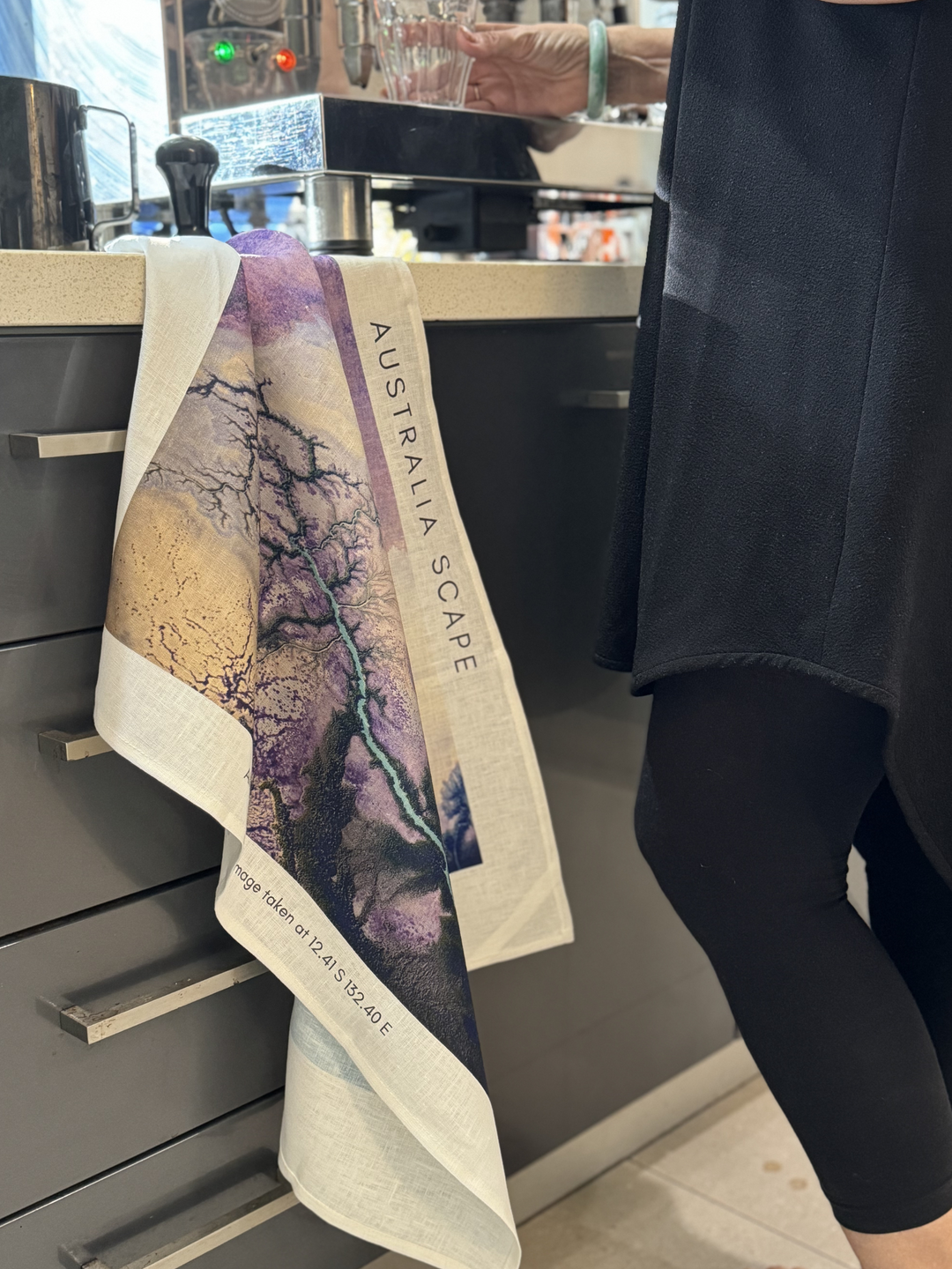Alligator Rivers tea towel